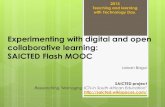 Experimenting with digital and open collaborative learning: SAICTED Flash MOOC