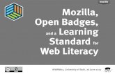 Mozilla, Open Badges, and a Learning Standard for Web Literacy