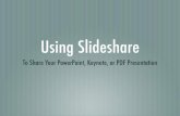 Embedding Slide Shows into Wordpress