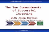 Ten Commandments of Successful Investing