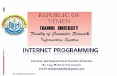 Internet programming lecture 1