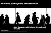 Personal Learning Environments - #PLE2010 Unkeynote Preseetation