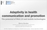 Adaptivity in Health Communication and Promotion