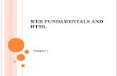 Web Fundamentals And Html Chapter 1
