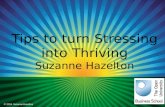 Suzanne hazelton   tips to turn stressing into thriving - oubs
