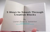 5 Ways To Break Through Creative Blocks