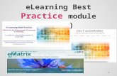 Elearning Best Practice Module