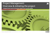 eLearning Project Management: Overview and Initiating