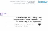 Knowledge Building and Competence Development in eLearning 2.0 Systems