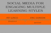 Rey Junco & Eric Gordon: Social Media for Engaging Multiple Learning Styles