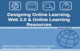 Designing Online Learning, Web 2.0 and Online Learning Resources