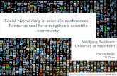 Social Networking in scientific conferences -  Twitter as tool for strengthen a scientific community