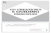 Co-Creation 5 Guiding Principles