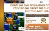 Modeling and simulation of pmsm