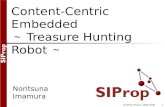 Content-Centric Embedded ~Treasure Hunting Robot~ for LinuxCon Japan 2012