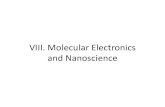 Viii. molecular electronics and nanoscience