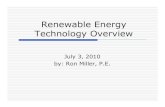 Renewable Energy Technology Overview