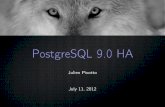 Postgresql 9.0 HA at RMLL 2012