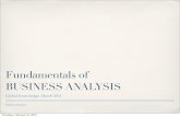 Business Analysis - Essentials
