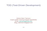 Overview on TDD (Test Driven Development) & ATDD (Acceptance Test Driven Development)