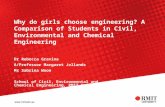 ICWES15 - Why Do Girls Choose Engineering? A Comparison of three Engineering Disciplines. Presented by Dr Rebecca J Gravina, RMIT University, Australia