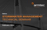 Stormwater Management Technical Seminar - Armtec