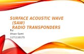Surface acoustic wave (saw) radio transponders