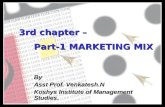 3rd chapter Marketing Mix(Part-I)