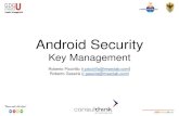Consulthink @ GDG Meets U -  L'Aquila2014  - Codelab: Android Security -Il key management