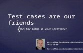 Test cases are our friends | Kristoffer Nordström | LTG-12