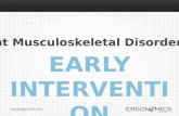 Prevent msd's with early intervention