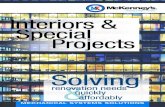 Interiors & Special Projects – Interior Renovations, Infrastructure Repairs, Retrocommissioning and More
