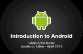 Introduction to Android (Jeudis du libre)