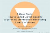 2008 : A Case Study: How to Speed Up the Simplex Algorithms on Problems Minimizing L1 and Linf Norms.