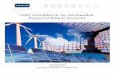 Emc compliance-for-renewable-resource-power-systems