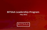 BITSAA Leadership Program 2012