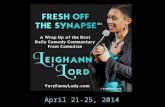 Leighann Lord's Fresh off the Synapse April 21-25, 2014