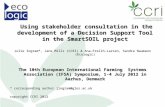 Using stakeholder consultation in the development of a Decision Support Tool in the SmartSOIL project - Julie Ingram