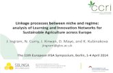 Linkage processes between niche and regime:  sustainable agriculture networks