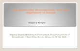 Bio-pesticides development, use and regulation in Kenya