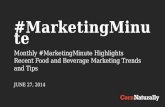June #MarketingMinute