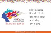 Non-Profit Boards: How and Why to Join One