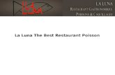 Enjoy delicious delights at la luna the best restaurant poisson, paris
