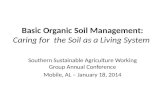 Southern SAWG - Basic Organic Soil Management