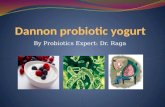 Dannon Probiotic yogurt