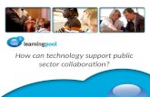 How can technology support public sector collaboration?