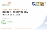 Roundtable B - Energy Technology Perspectives