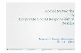 Social networks as a tool for corporate social responsibility design