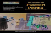 Passport Patrika | July - September 2012