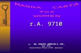 MAGNA CARTA for WOMEN R.A. 9710